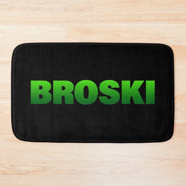 Item preview, Broski in Green Bold Gritty Typography  designed and sold by Memes N Lore .