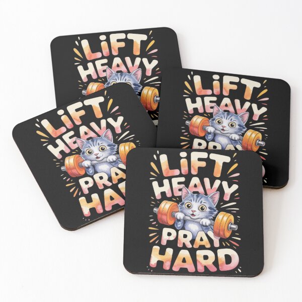 Item preview, Lift Heavy Pray Hard designed and sold by FurrFunPrints.