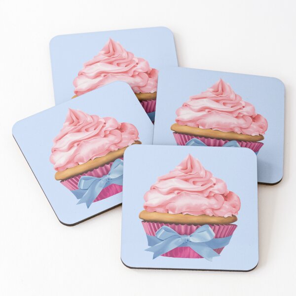 Item preview, AA0115C - Muffin with Pink topping designed and sold by LionsHut.