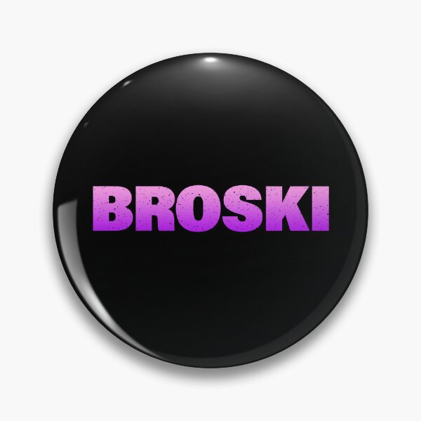 Item preview, Broski in Pink Bold Gritty Typography  designed and sold by Memes N Lore .