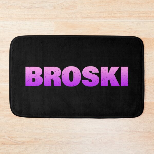 Item preview, Broski in Pink Bold Gritty Typography  designed and sold by Memes N Lore .