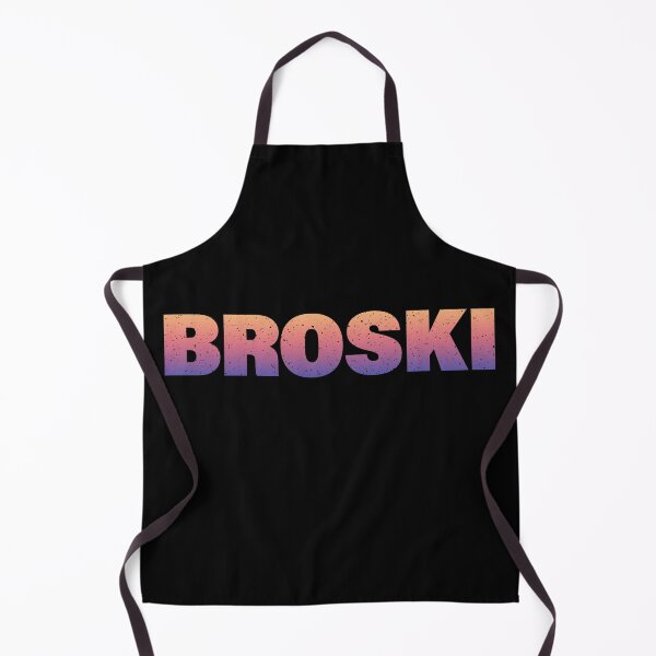 Item preview, Broski in Sunset Gradient Bold Gritty Typography  designed and sold by Memes N Lore .