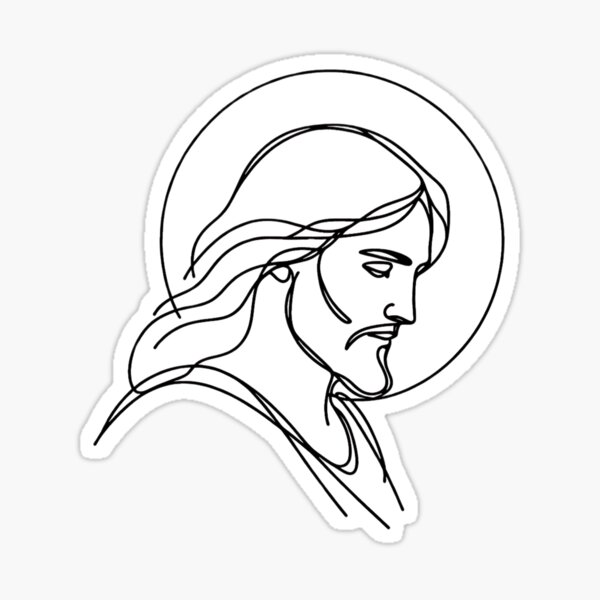 Item preview, Minimalist Jesus Christ, Christian, Religious  designed and sold by stylishdzign.