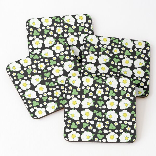 Item preview, Strawberry blossom small pattern designed and sold by mursudesign.