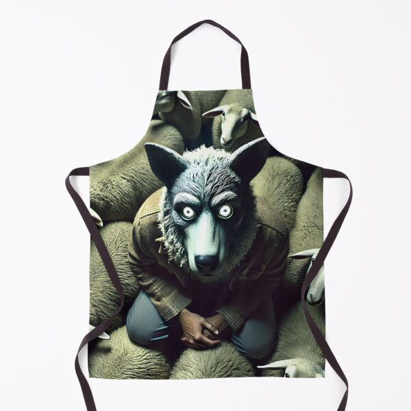 Item preview, The Wolf in Sheep's Clothing – Surreal Night Motif designed and sold by _RudeMango.