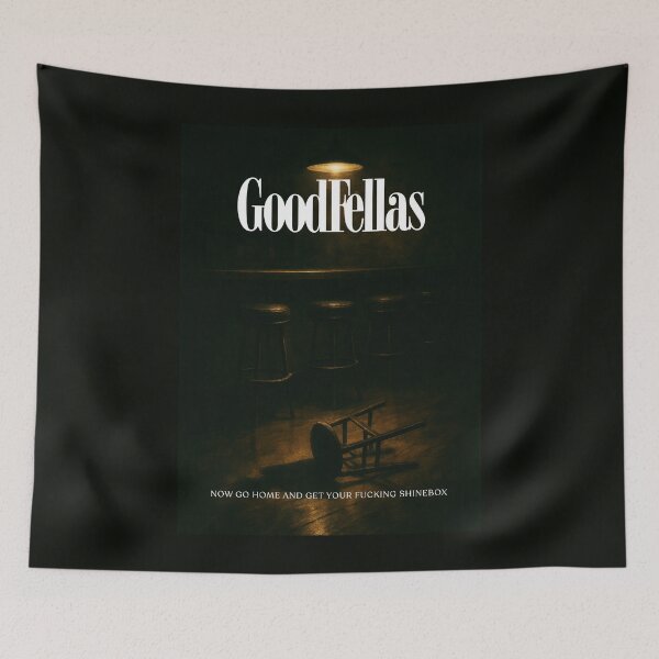 Item preview, Goodfellas Bar Fight Poster designed and sold by Enea Kelo.