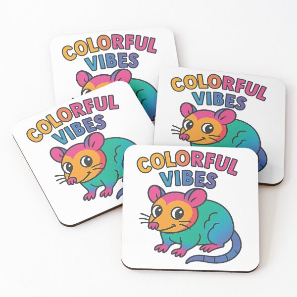 Item preview, Radiance in Rodent Form: Embracing Colorful Vibes designed and sold by Mindful56.