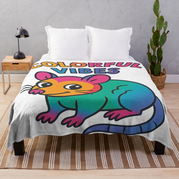 Item preview, Radiance in Rodent Form: Embracing Colorful Vibes designed and sold by Mindful56.