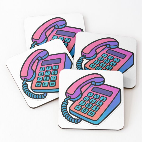 Item preview, Retro Neon Phone with Vapor Style designed and sold by Throwback Trends.
