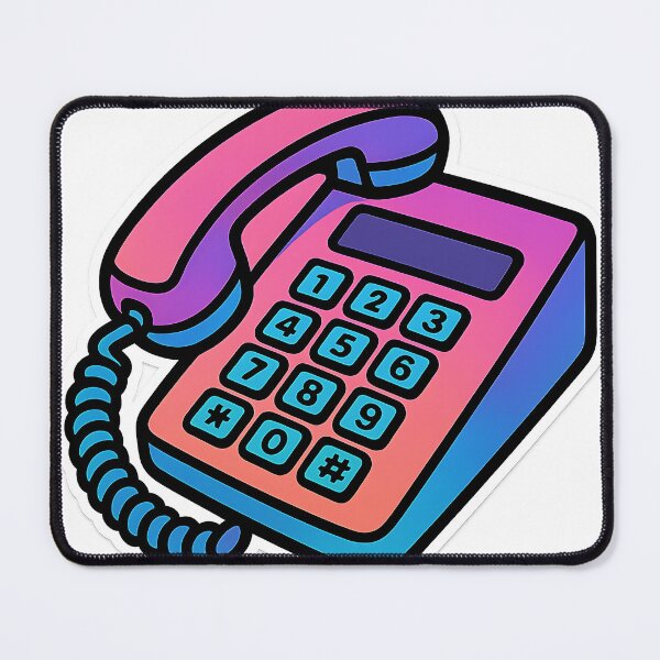 Item preview, Retro Neon Phone with Vapor Style designed and sold by Throwback Trends.