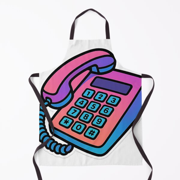 Item preview, Retro Neon Phone with Vapor Style designed and sold by Throwback Trends.