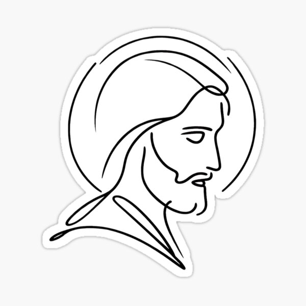 Item preview, Minimalist Jesus Christ, Christian, Religious designed and sold by stylishdzign.