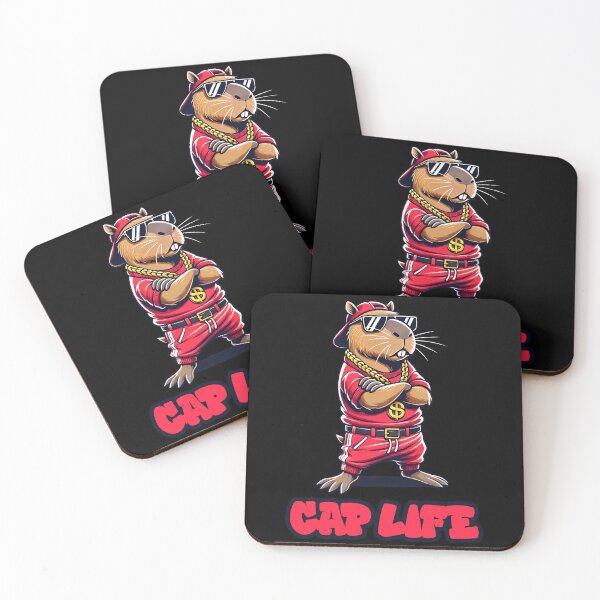 Item preview, Cap Life – The Hip-Hop Capybara designed and sold by Victor Shadehorn.