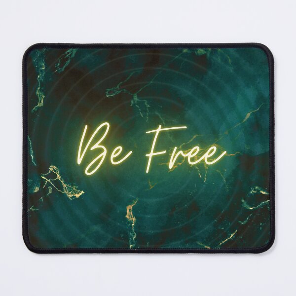 Item preview, Be Free on Green background designed and sold by Fantacaroo Designs.