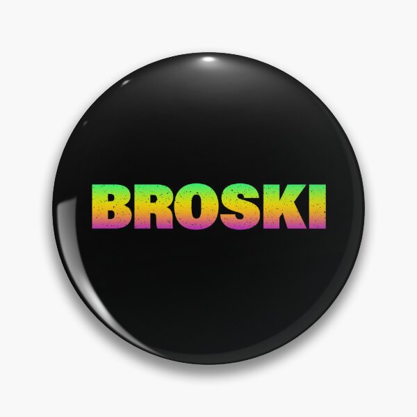 Item preview, Broski in Neon Gradient  designed and sold by Memes N Lore .