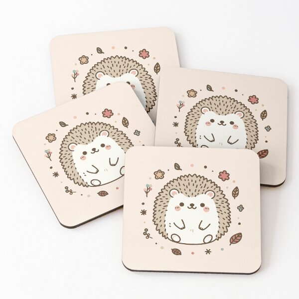 Item preview, Hazel the Hedgehog - Kawaii Hedgehog designed and sold by PatchAndPetal.