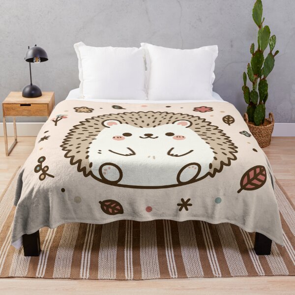 Item preview, Hazel the Hedgehog - Kawaii Hedgehog designed and sold by PatchAndPetal.