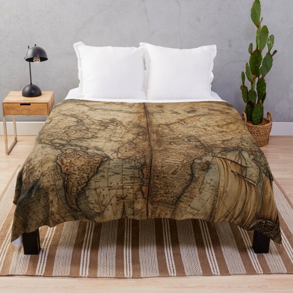 Item preview, Medieval Map Ship Art designed and sold by TheDarkWardrobe.