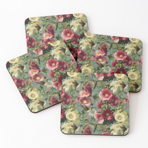 Item preview, Hollyhocks and Hummingbirds designed and sold by Lewis-mart.