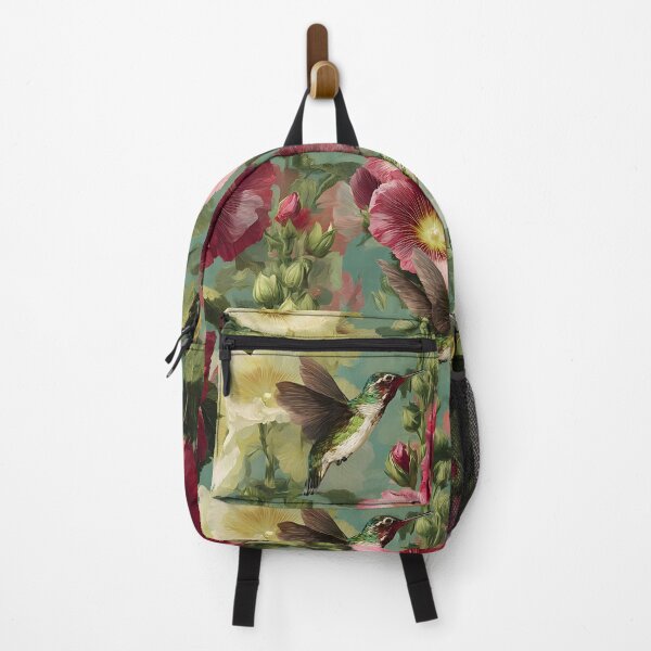 Item preview, Hollyhocks and Hummingbirds designed and sold by Lewis-mart.