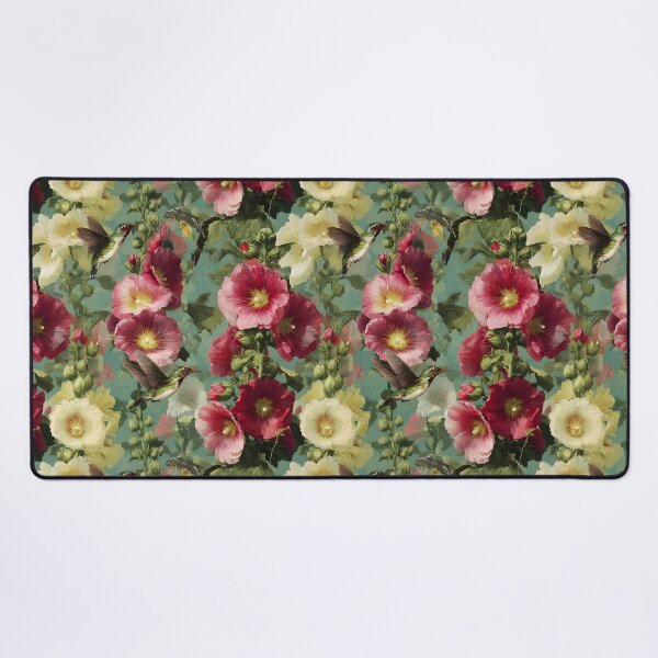 Item preview, Hollyhocks and Hummingbirds designed and sold by Lewis-mart.