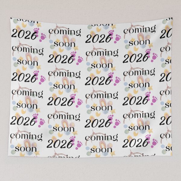 Item preview, Pregnancy Announcement Baby Girl 2026 designed and sold by LiskoDesign.