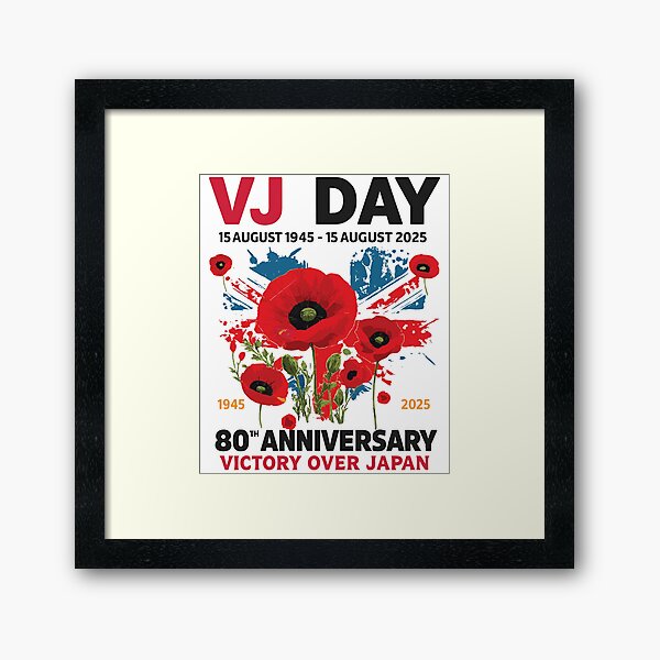 Vista previa del artículo con la obra «Bandera vintage del 80.º aniversario del Día de la Victoria sobre Japón en la Segunda Guerra Mundial de 2025», diseñado y vendido por EASY Aadia.