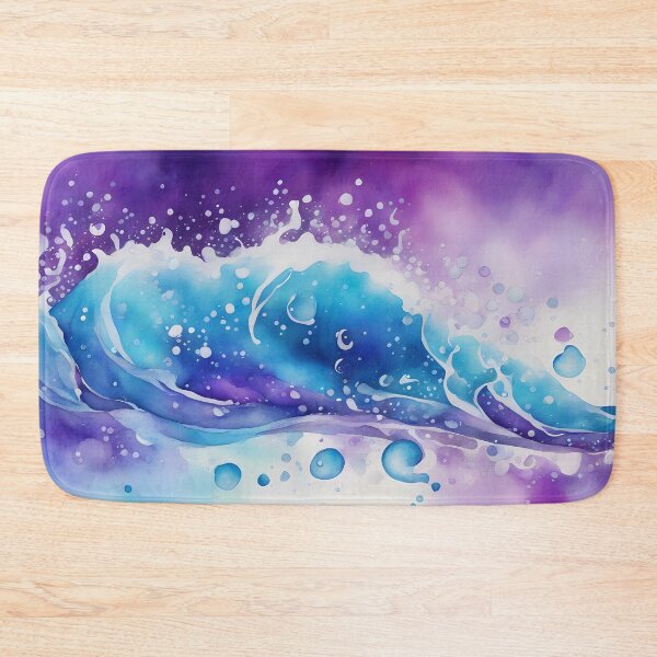 Item preview, Blue and Purple Wave designed and sold by CalmnessbyChoice.