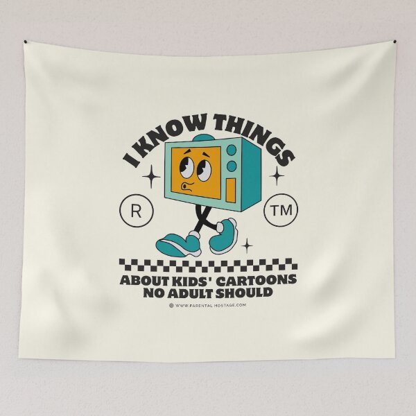 Item preview, I know things about kids' cartoons no adult should designed and sold by Peerless-Prime.