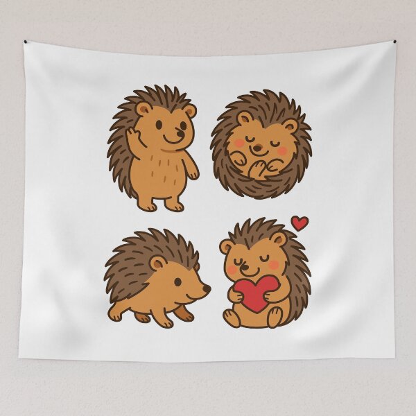 Item preview, Hedgehog Friends designed and sold by TheNewPixel.