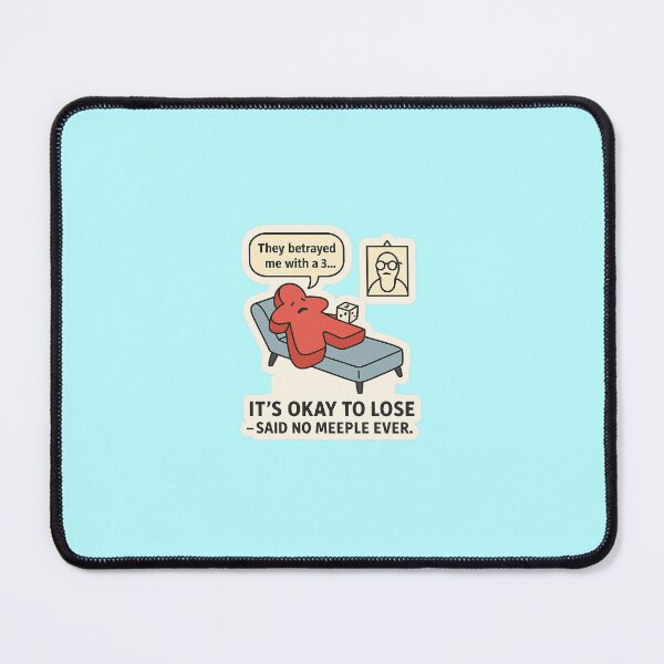 Item preview, Funny Meeple Therapy Sticker – Board Game Humor for Tabletop Gamers designed and sold by Touch of FEZ.