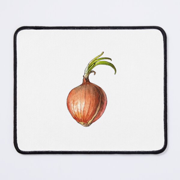 Item preview, Yellow Onion - Watercolor illustration designed and sold by AquarellChill.