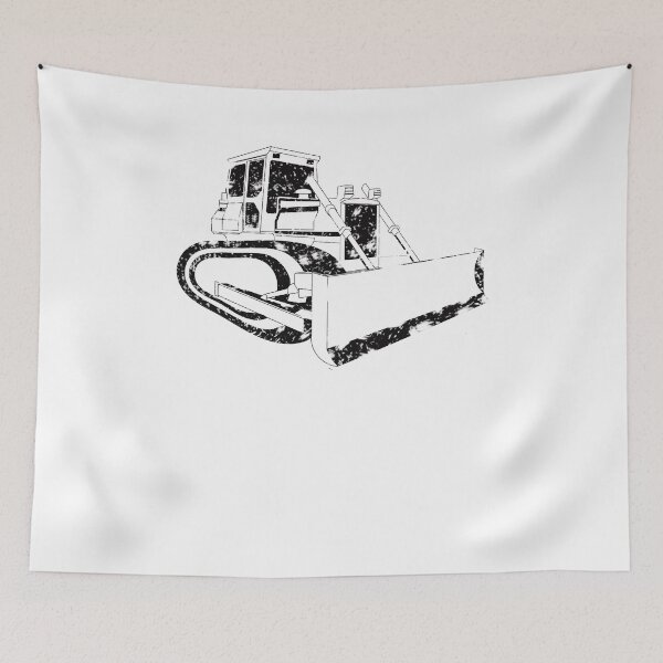 Item preview, Dozer Construction Funny Cute Backhoe Bulldozer Black Big designed and sold by KNUXX Shop.