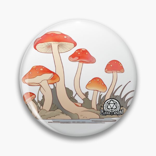 Item preview, Wide mushroom cluster watercolor design designed and sold by PlaneOfRandom.