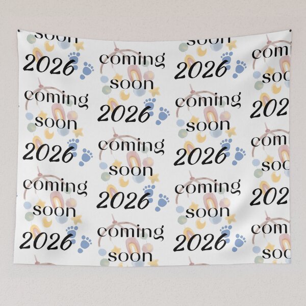 Item preview, Announce pregnancy boy 2026 designed and sold by LiskoDesign.