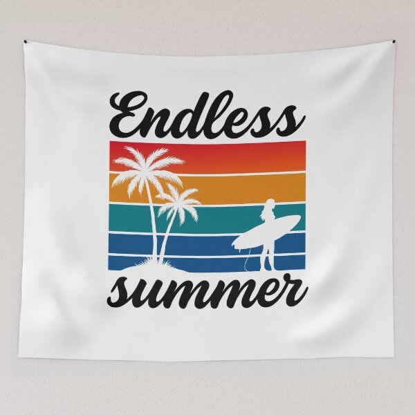 Item preview, Retro Sunset Surfer with Endless Summer Vibes designed and sold by Spill & Signal.