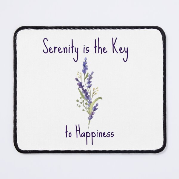 Item preview, Serenity is the key designed and sold by loveiscosmic.