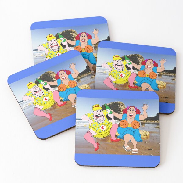 Item preview, Hens arrive at Marsden Rock designed and sold by SaxonArtDesign.
