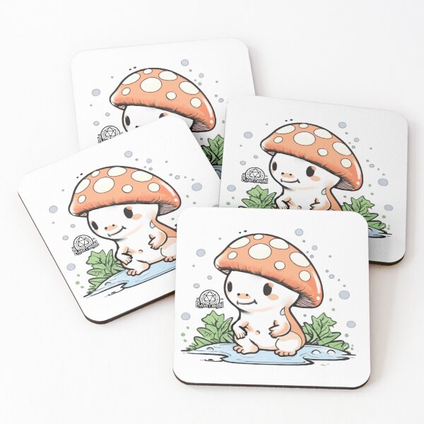 Item preview, Mushroom Boy watercolor design designed and sold by PlaneOfRandom.