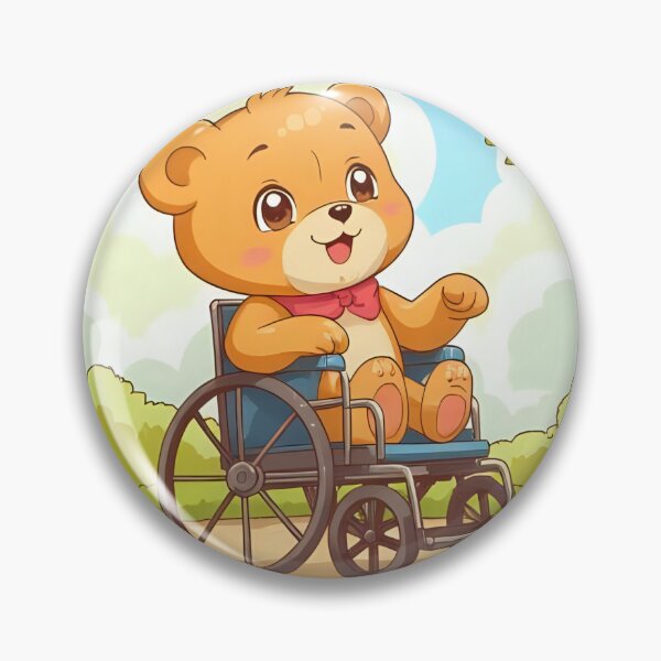 Item preview, Wheelchair Bear – Inclusion and Play in the Park designed and sold by CeciliaGomezArt.