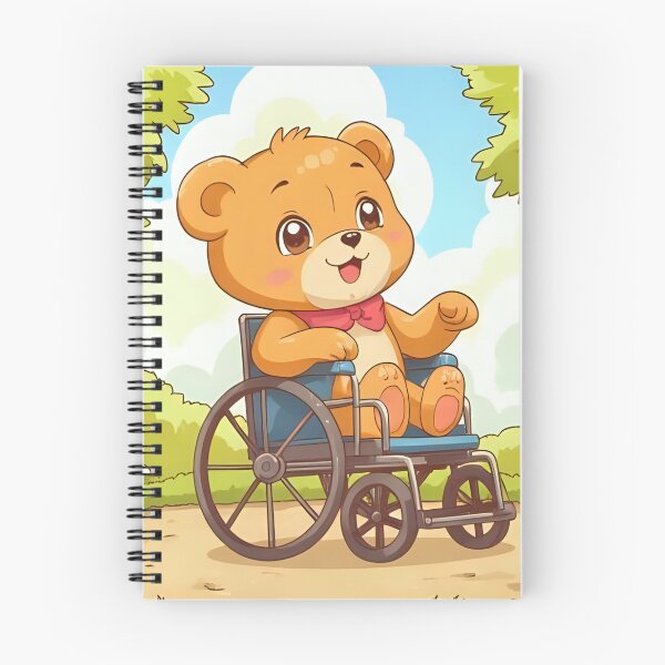 Item preview, Wheelchair Bear – Inclusion and Play in the Park designed and sold by CeciliaGomezArt.