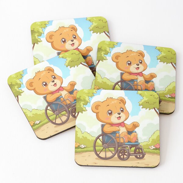 Item preview, Wheelchair Bear – Inclusion and Play in the Park designed and sold by CeciliaGomezArt.