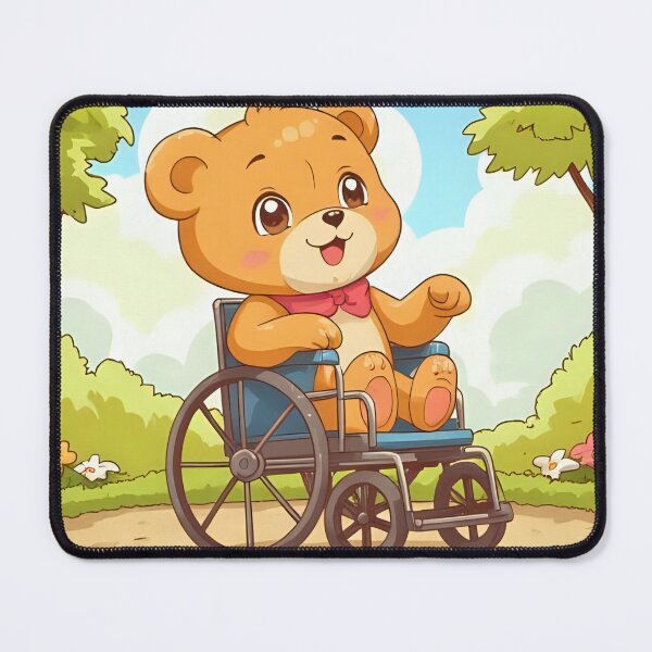 Item preview, Wheelchair Bear – Inclusion and Play in the Park designed and sold by CeciliaGomezArt.
