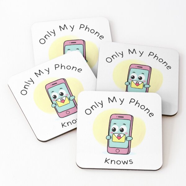 Item preview, Only My Phone Knows | Funny Secret Meme designed and sold by MyFashionDreams.