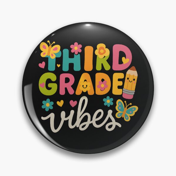 Item preview, Third Grade Vibes Kawaii, Cute Colorful Back to School,Teacher  designed and sold by stylishdzign.