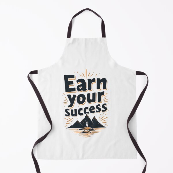 Item preview, Earn Your Success – Inspirational Mountain Climber Quote for T-Shirts, Stickers, Phone Cases & More designed and sold by TubaPrints.