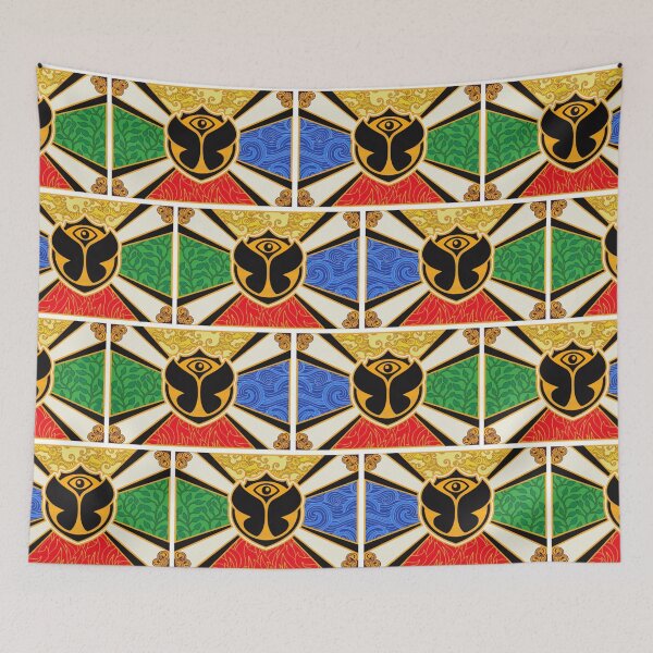 Item preview, Collage de banderas del festival Tomorrowland hecho por fans designed and sold by FestDrip.