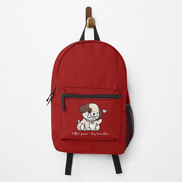 Item preview, Little Paws - Big Trouble Brown Cartoon Dog designed and sold by AM-Storefront.