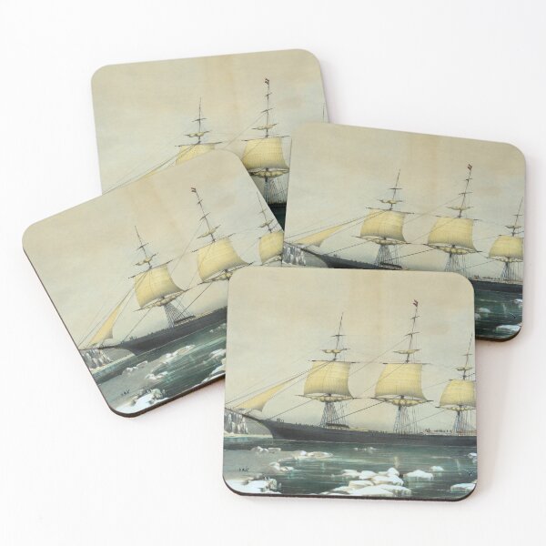 Item preview, Clipper ship off Cape Horn (1855) designed and sold by 19th Century in Color.