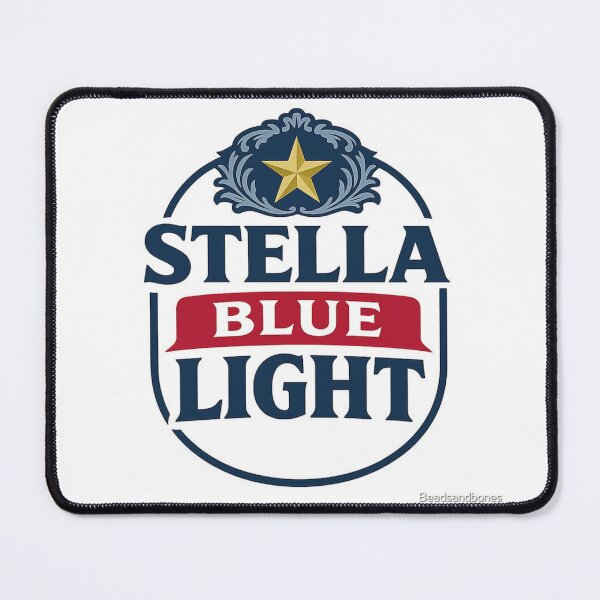 Item preview, Stella Blue Light Beer Logo designed and sold by Bayou Bill.
